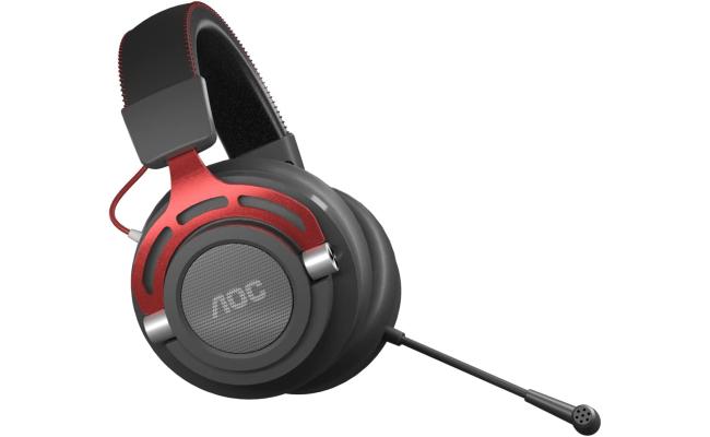 AOC GH401 - Wireless Gaming Headset for PC, PS4 / PS5, Xbox, Switch, 3.5 mm jack, 16 hours battery life - black